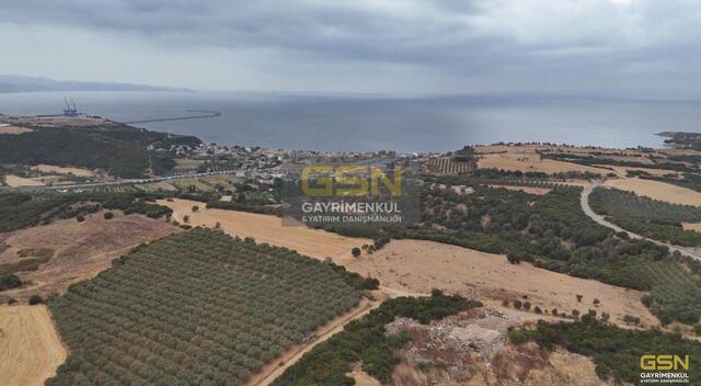 16-ÇANAKKALE BİGA KEMERDE EŞSİZ DENİZ MANZARALI ASFALT CEPHELİ ARAZİ